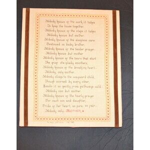 Bucolic Country Cottage Core Rustic Poetry of Mother 1980s